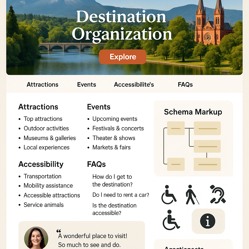 How Destination Organizations Can Optimize Their Website for AI