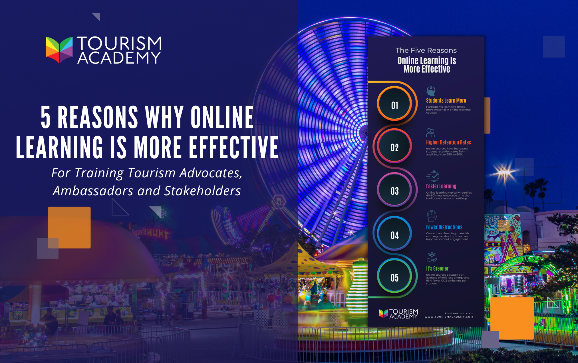 INFOGRAPHIC - 5 Reasons Why Online Tourism Training is More Effective