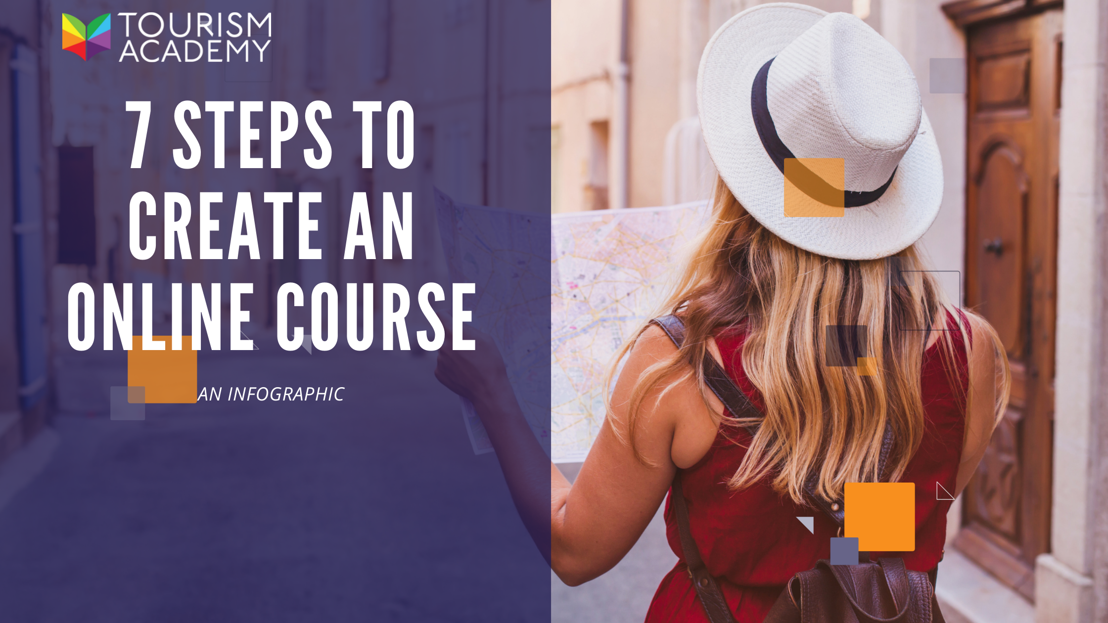 INFOGRAPHIC: Simple 7 Step Plan to Create an Online Course for Tourism